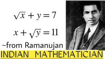 🧑How real men solves a simple equations (When Ramanujan gets bored)