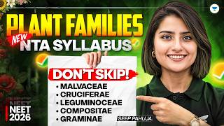 New Plant Families | NTA New Syllabus | Out of NCERT | Morphology of Flowering Plants | Seep Pahuja New Plant Families | NTA New Syllabus | Out of NCERT | Morphology of Flowering Plants | Seep Pahuja