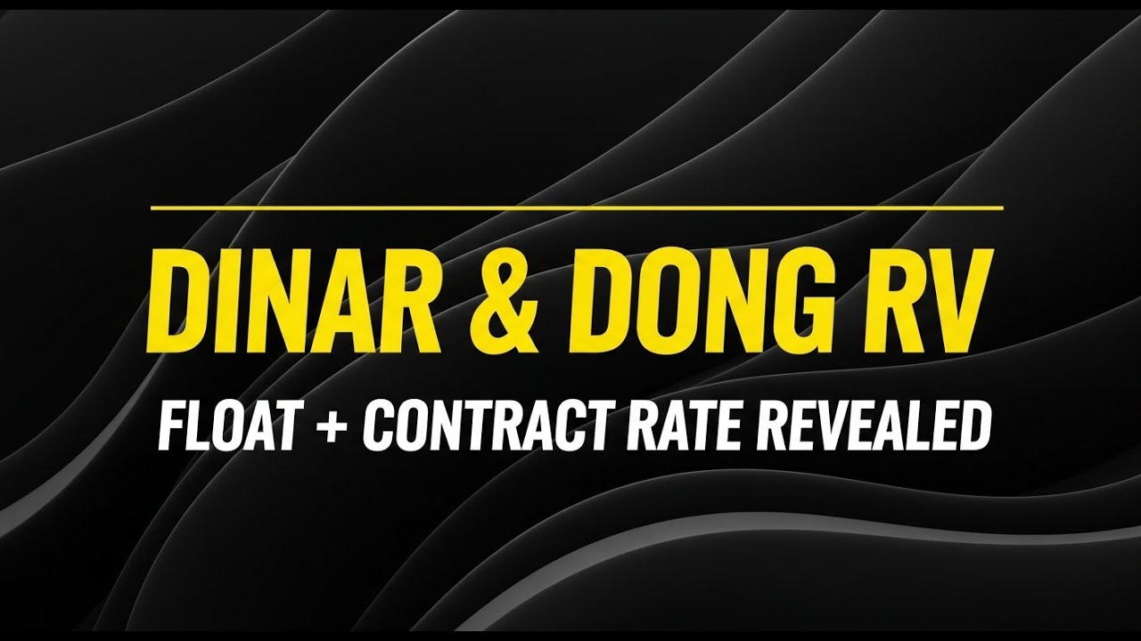🚨 Best News Ever! Dinar & Dong RV Explained | Float + Contract Rates ...