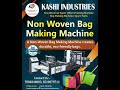 Non Woven Carry Bag Making Machine #carrybags #nonwovenbag #bagmaking #machine #printing #trending