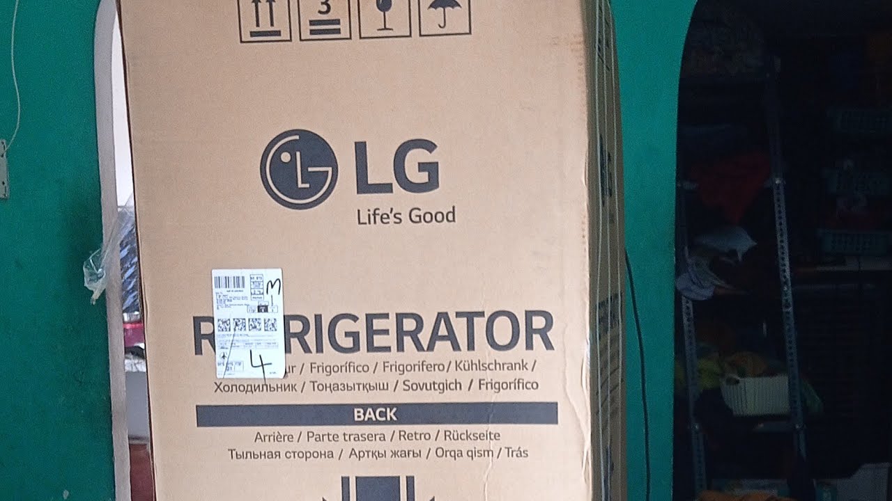 LG Refrigerator my new refrigerator unboxing and installation YouTube