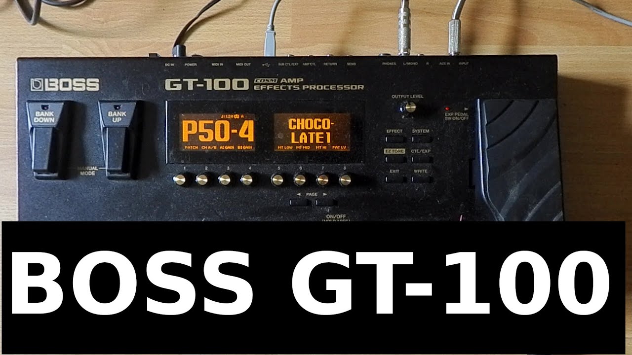 BOSS GT100 Tone Studio: Jack Thammarat Collection