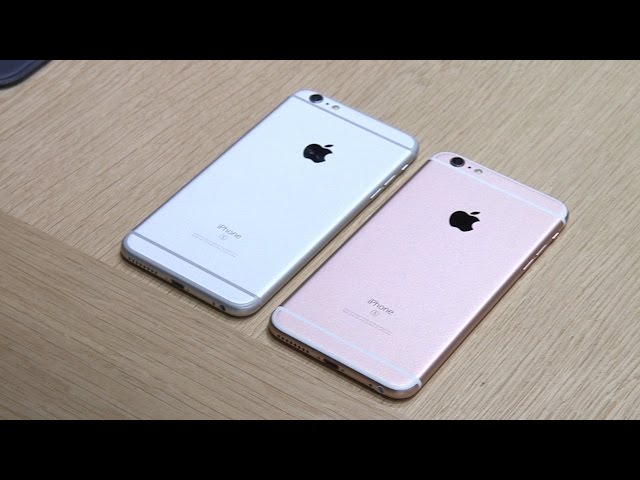 Apple iPhone 6S and iPhone 6S Plus hands on - YouTube