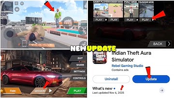 Indian Theft Auto Simulator New Update-07 Nov 2025 | New Mission Feature And More Cheat Code- Update