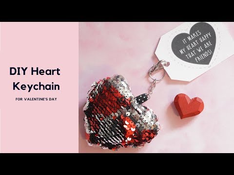 Video: How To Make A Sequin Valentine