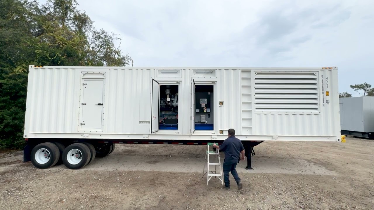 MTU 1,000 KW Power Module Load Bank Test