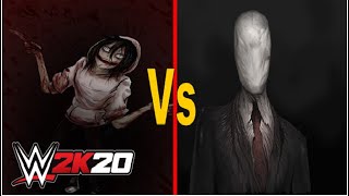 WWE 2K20 | Jeff The Killer Vs The Slenderman screenshot 5