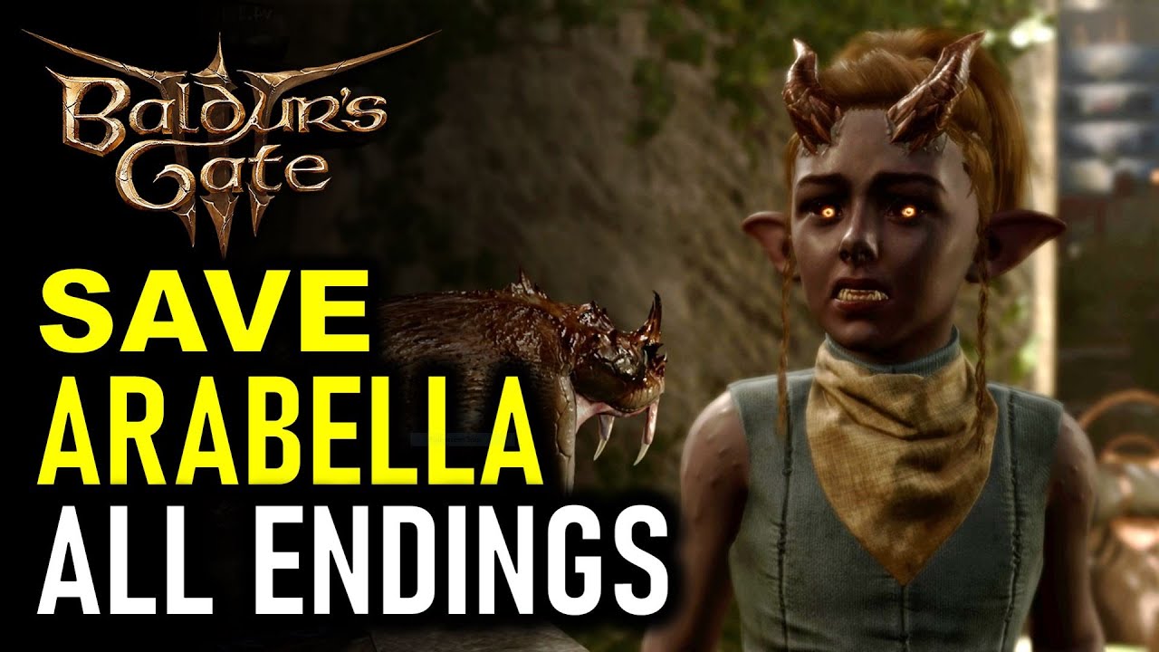 Save Arabella Quest All Choices & Endings | Save Her, Let Her Die or Attack Kagha | Baldur's Gate 3