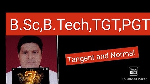 B.Sc1 Tangent and Normal:Angle of intersection for polar curves(2)
