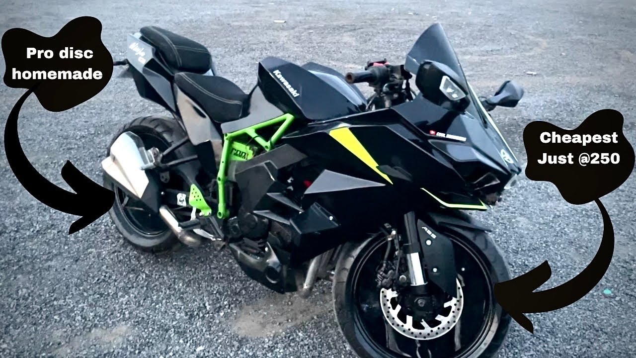 pro disc wheel cover for our bike | homemade ninja h2 | Cool engineers