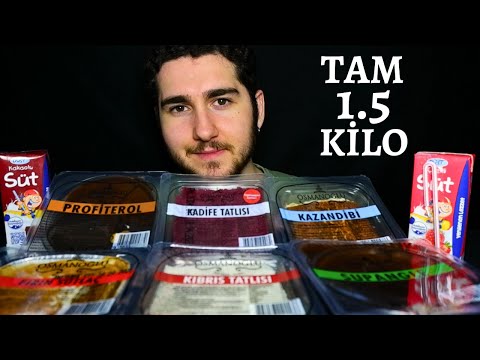 ASMR | BİM'DEKİ TÜM TATLILARI DENEDİM! | Siz Denemeyin | Türkçe Mukbang ASMR