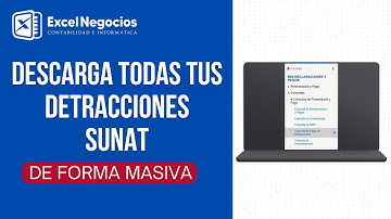 Descarga todas tus detracciones SUNAT - Bot Excel
