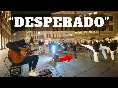 Desperado Epic Spanish Guitar Performance Live Street Rendition