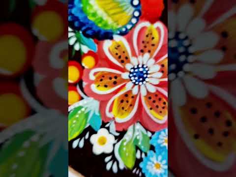 Сувенірна обробна дошка Розписні вироби з дерева Кухонне приладдя Подарунок мамі Дерев'яна обробна дошка Декор інтер'єру, видео 1