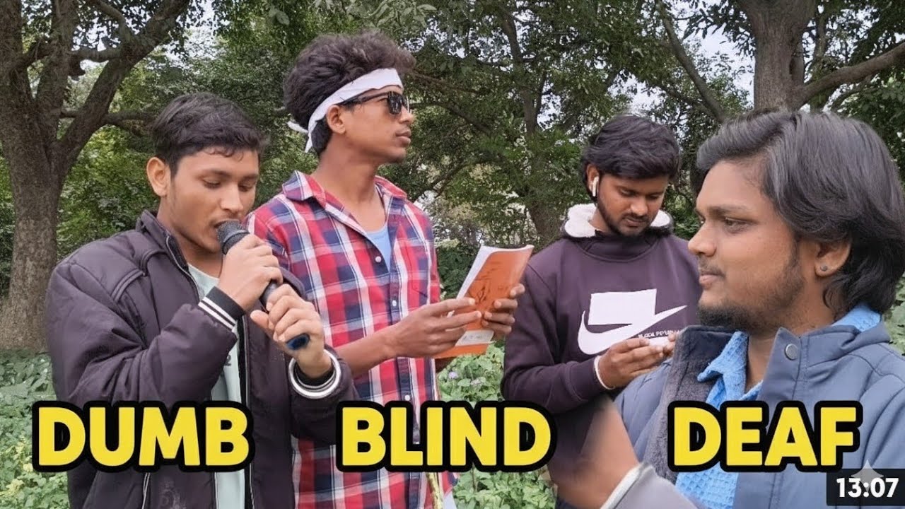 अंधा गूंगा बहरा का mission 😂😂😂 #comedy #funny 