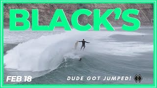 Feb 18, 2024 BLACKS BEACH DUDE GOT JUMPED