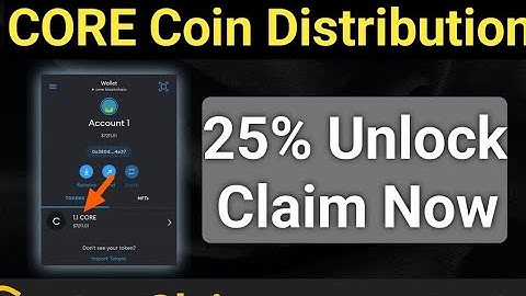 HOW TO CLAIM 25% OF CORE AIRDROP