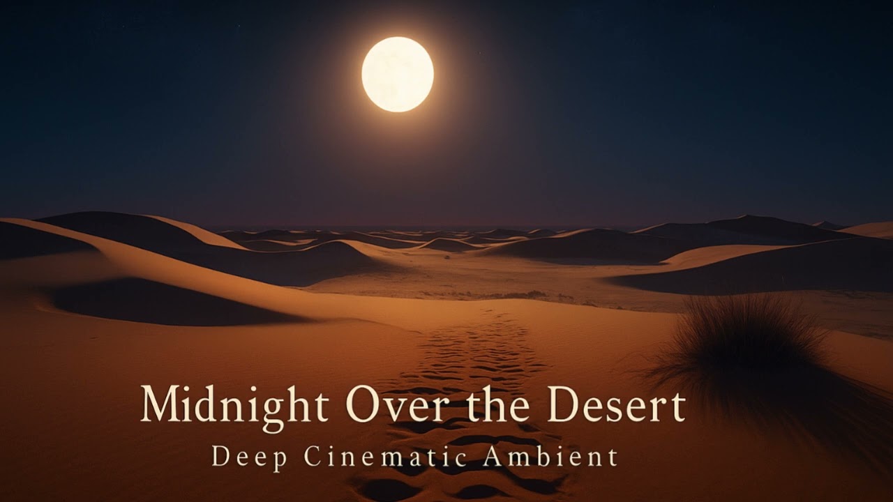 Midnight Over the Desert  Deep Cinematic Ambient Sunset Anatolia