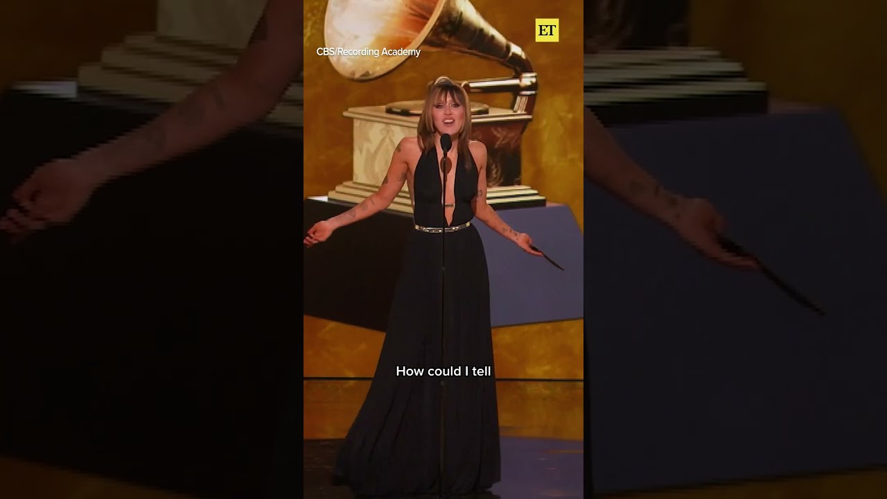 Miley Cyrus Is A WHOLE Mood Presenting At The GRAMMYs 