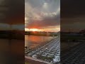 台風第1号の影響 #大雨の前の夕焼け素敵