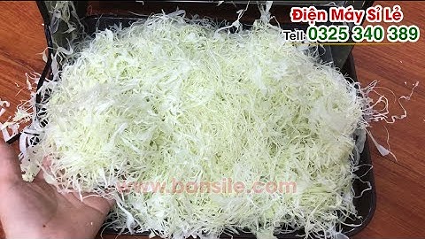 Máy bào - thái - cắt - xắt sợi salad cải bắp trắng - tím, bắp cải, bắp sú loại mới, thái nhanh hơn