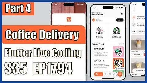 [Flutter] Flutter Live Coding EP1794 (Coffee Delivery App Part 4)