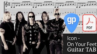 ICON- ON YOUR FEET Guitar Tabs [TABS]