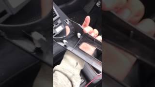 2014 Mitsubishi Lancer evox head unit removal