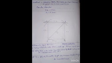 construct a rhombus P Q R s  the measure of whole side and a diagonal are 5.4 cm and 7.6 CM