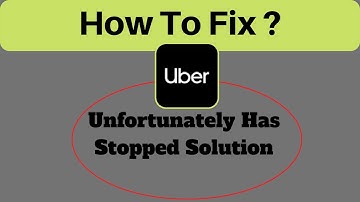 How to fix Uber Drive App App Unfortunately Has Stopped Solution - Sony Live Stopped Problem