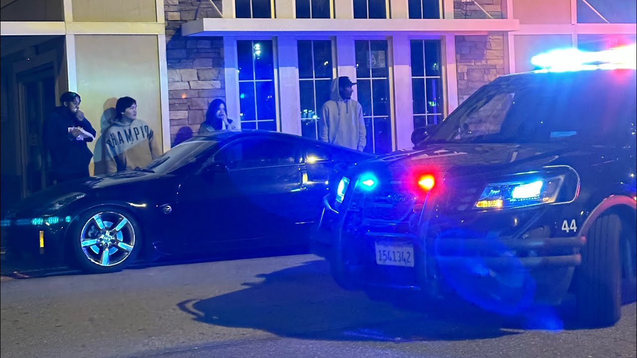 COPS SHUT DOWN HUGE CAR MEET - YouTube