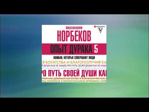 Опыт дурака-5. Ошибки, которые совершают люди. Мирзакарим Норбеков. Аудиокнига