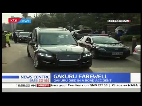 Farewell Gakuru Motorcade Carrying The Late Wahome S Body