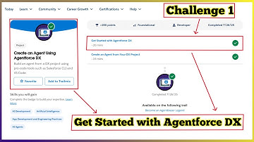 Get Started with Agentforce DX | Create an Agent Using Agentforce DX | Challenge 1