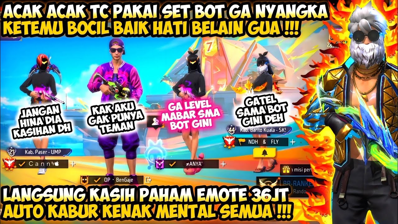 ACAK ACAK TEAM CODE PAKAI SET BOT GAK NYANGKA KETEMU BOCIL BAIK HATI BELAIN GUA🥺 KASIH PAHAM 36JT🔥