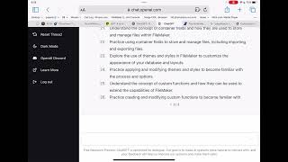 Famous FileMaker Custom Learning Journeys  FileMaker Learning Companion   ChatGPT Profile