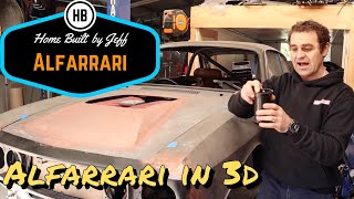 Alfarrari in 3D - Ferrari engined Alfa 105 Alfarrari build part 105