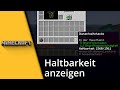 Minecraft Haltbarkeit anzeigen ✅ Tutorial
