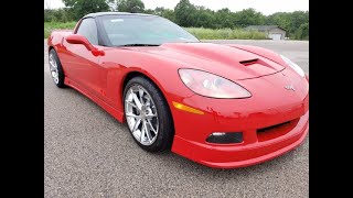 2007 CHEVROLET CORVETTE AUTOMATIC VICTORY RED GLASS ROOF WALK AROUND REVIEW 10915 SOLD! SUMMITAUTO