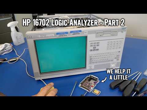 HP 16702A/B Logic Analyzer Repair: Part 2 - Booting again