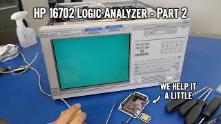HP 16702A/B Logic Analyzer Repair: Part 2 - Booting again