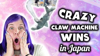 Crazy claw machine wins in Japan!