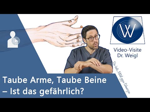 Taubheitsgefühl? Taube Beine, Taube Arme können große Gefahr signalisieren | Ursachen Hypästhesie