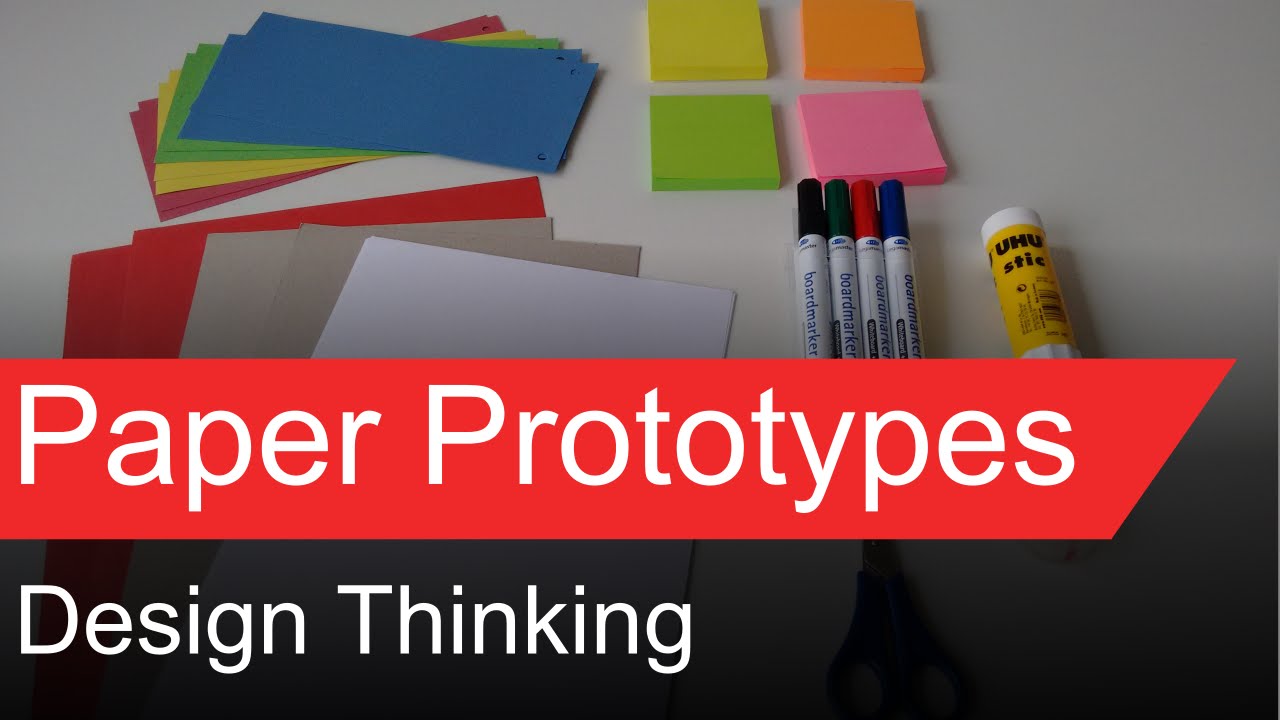 Design Thinking - Paper Prototypes - YouTube