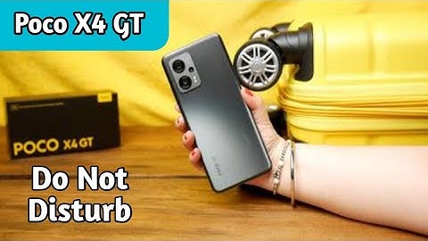 How To Enable Do Not Disturb Setting In Poco X4 GT,Dnd Setting Kaise Enable Kare