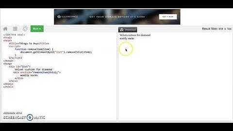 JavaScript: removeChild Method