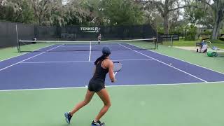 Lilly Caldwell Class of 2024 College Tennis Video