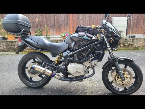 VTR250 やっと春到来!バイクの季節です。
