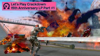 Let's Play Crackdown: 15th Anniversary LP Part #1 | AJ Omega Stream VODs