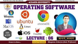 Operating Software || Lecture:06 || Types of OS || Server || Clients ||#acharyaeduversity